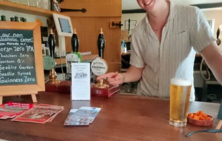 Leaflet drops in public houses along the canal route