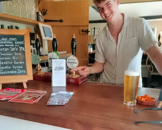 Leaflet drops in public houses along the canal route