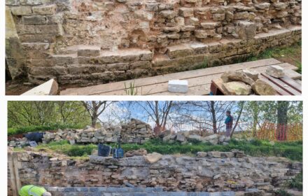 Terminus Bridge walls restoration update