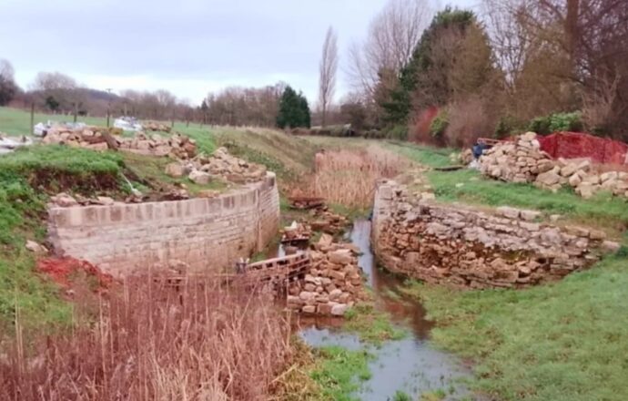 Terminus Bridge restoration work